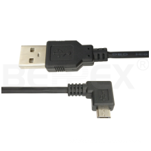 USB 2.0 A Male to Left/ Right Angled 90 Degree Mini USB Data Charging Cable Cord